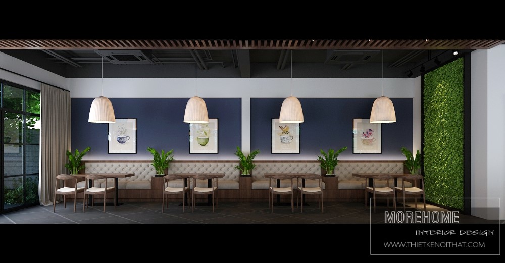 Thiết kế nội thất quán cafe khách sạn lạ mắt